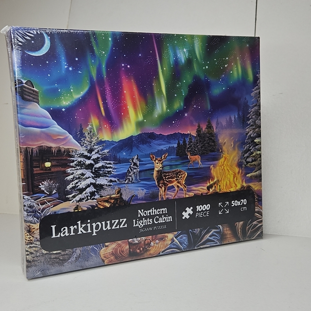 Northern Lights Cabin Puzzle - 1000 Pieces